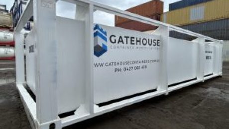 Shipping container after modfications in Australia