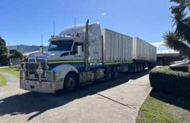 Shipping Containers Safely carried by a truck